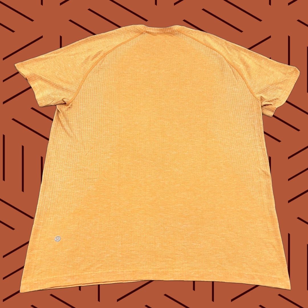 Lululemon Lululemon Metal Vent Tech Shirt Mens XL Orange Active Workout Running Gym Sport Shirts Size US XL / EU 56 / 4 - 1 Thumbnail