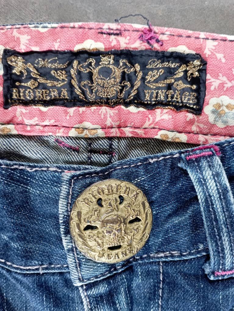 Tornado Mart Super Flare Jeans Japan Skulls Riobera Jeans Stone Wash Size US 28 / EU 44 - 7 Thumbnail