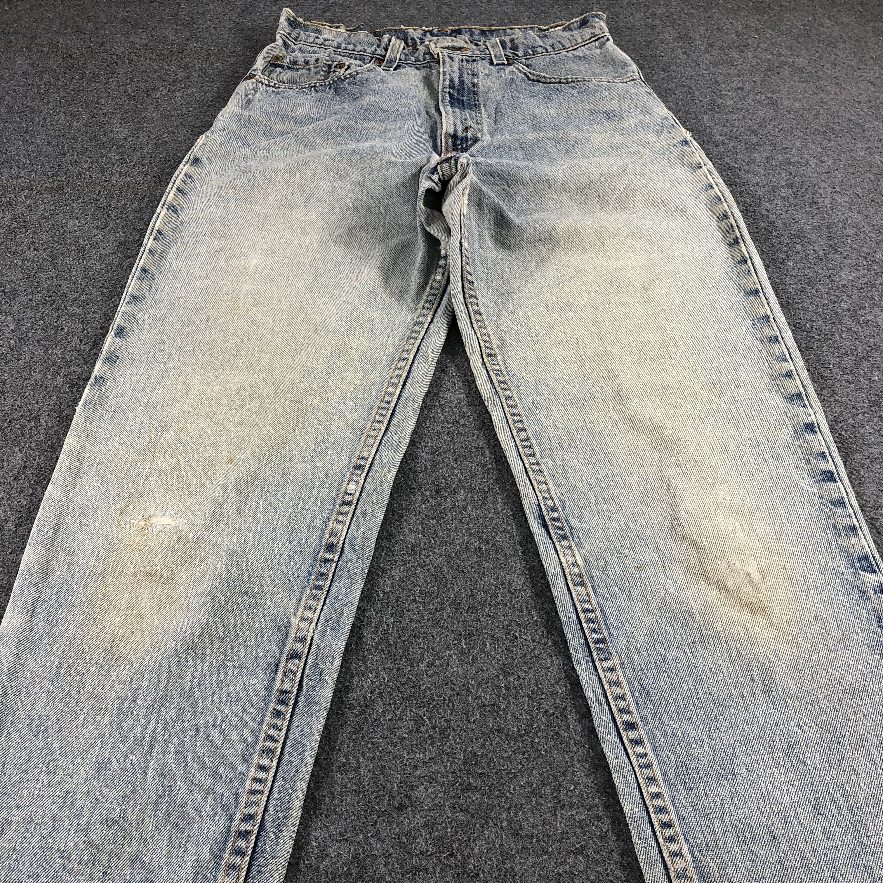 Levi's Vintage 90s Light Wash Levis 550 Jeans-J1248 Size US 29 - 3 Thumbnail
