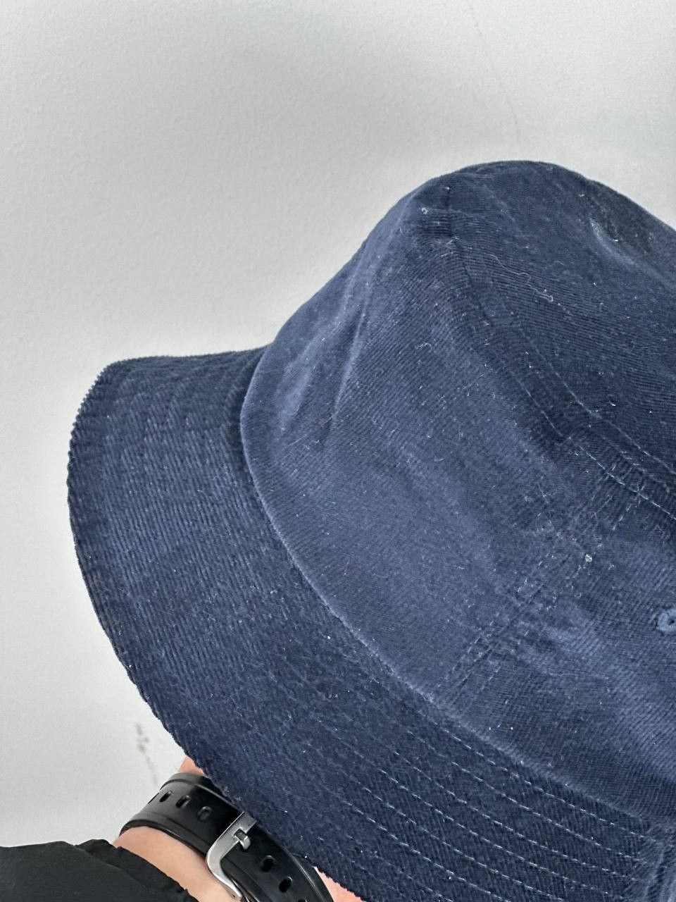 Les Deux Les Deux Navy Corduroy Bucket Hat Streetwear Size ONE SIZE - 4 Thumbnail