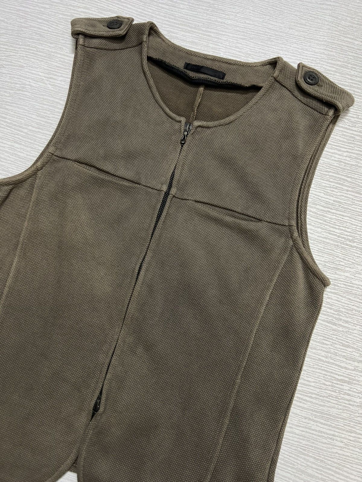 The Viridi-anne The Viridi-Anne - Military Zip Up Vest Size US XS / EU 42 / 0 - 3 Thumbnail