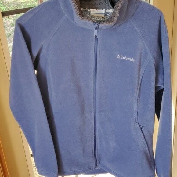 Columbia Columbia OmniHeat Thermal Comfort Blue Zippered Cinched Flee Size US M / EU 48-50 / 2 - 2 Thumbnail