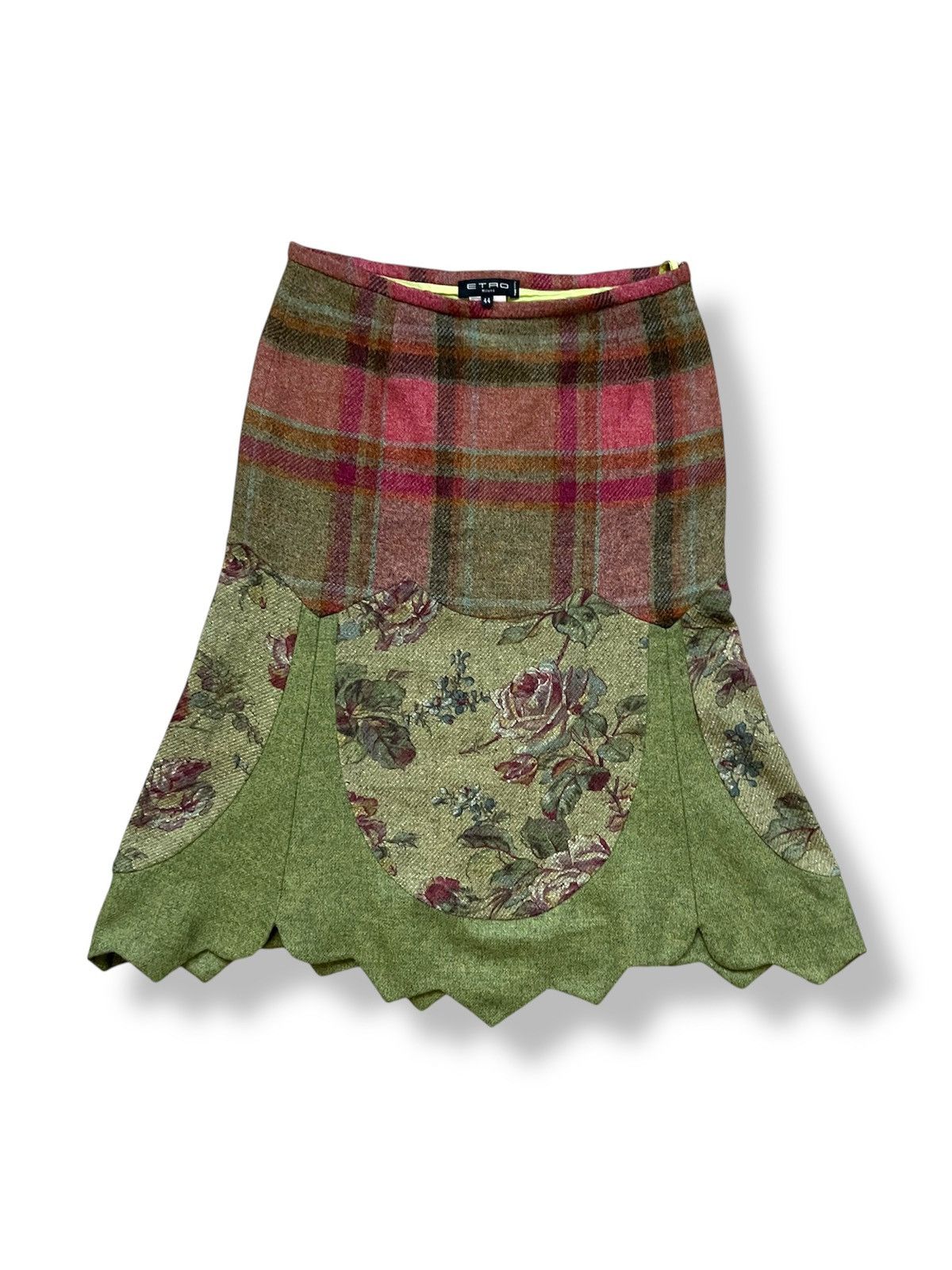 Etro Rare Etro Milano Midi Skirt Floral Print Women’s Size 44 EU Size 30" / US 8 / IT 44 - 1 Thumbnail