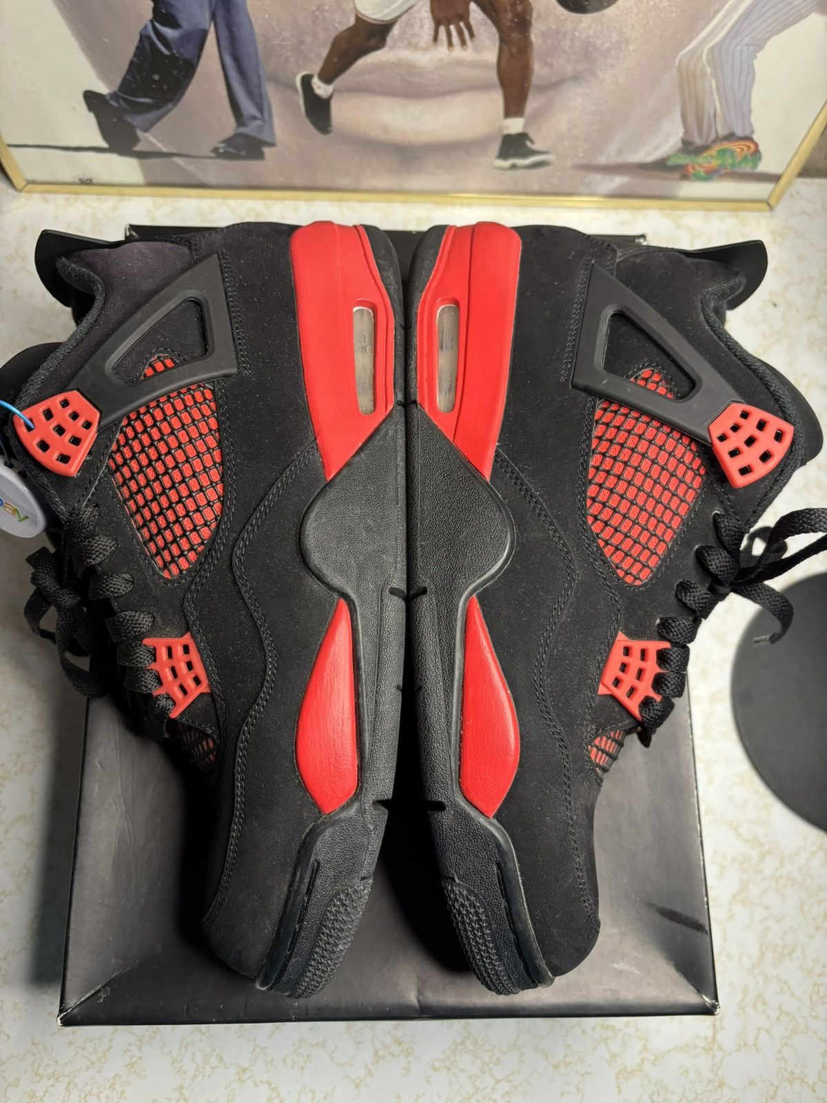 Jordan Brand Jordan Retro 4 ‘red thunder’ Size US 11 / EU 44 - 4 Thumbnail