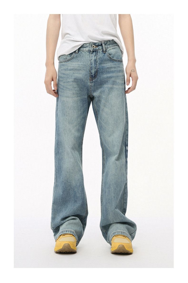 Japanese Brand × Vintage American high street retro flared washed jeans Size US 32 / EU 48 - 1 Thumbnail