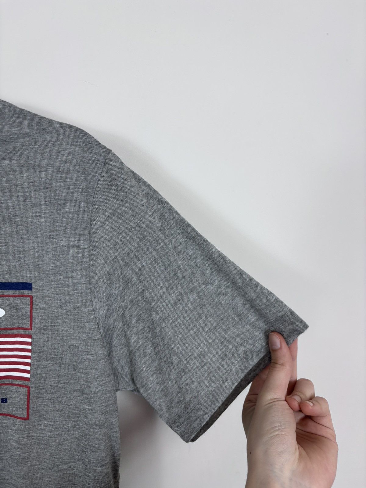 Oakley Oakley Gray Melange NWT Texas USA T-Shirt Tee Men’s Big Logo Size US M / EU 48-50 / 2 - 10 Thumbnail