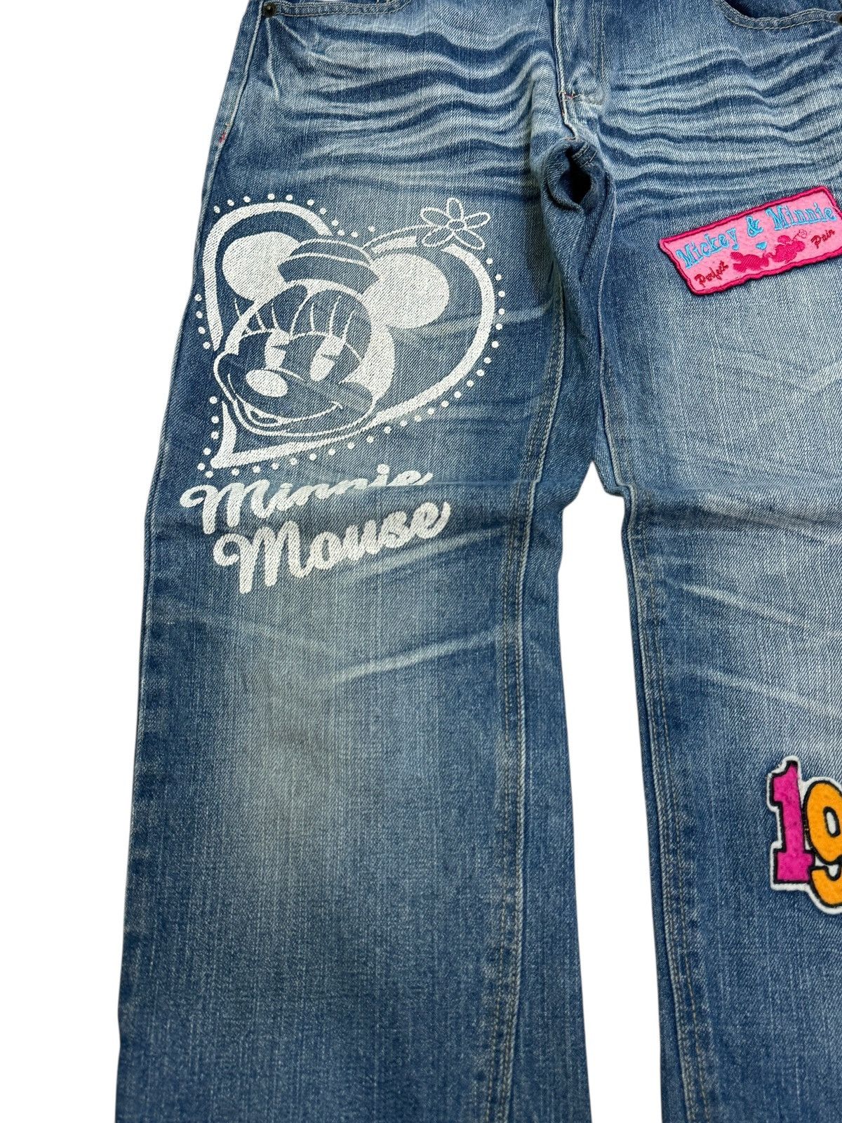 Disney DISNEY CHARACTER MINNIE MOUSE PRINTED LOW RISE DENIM Size 28" / US 6 / IT 42 - 7 Thumbnail