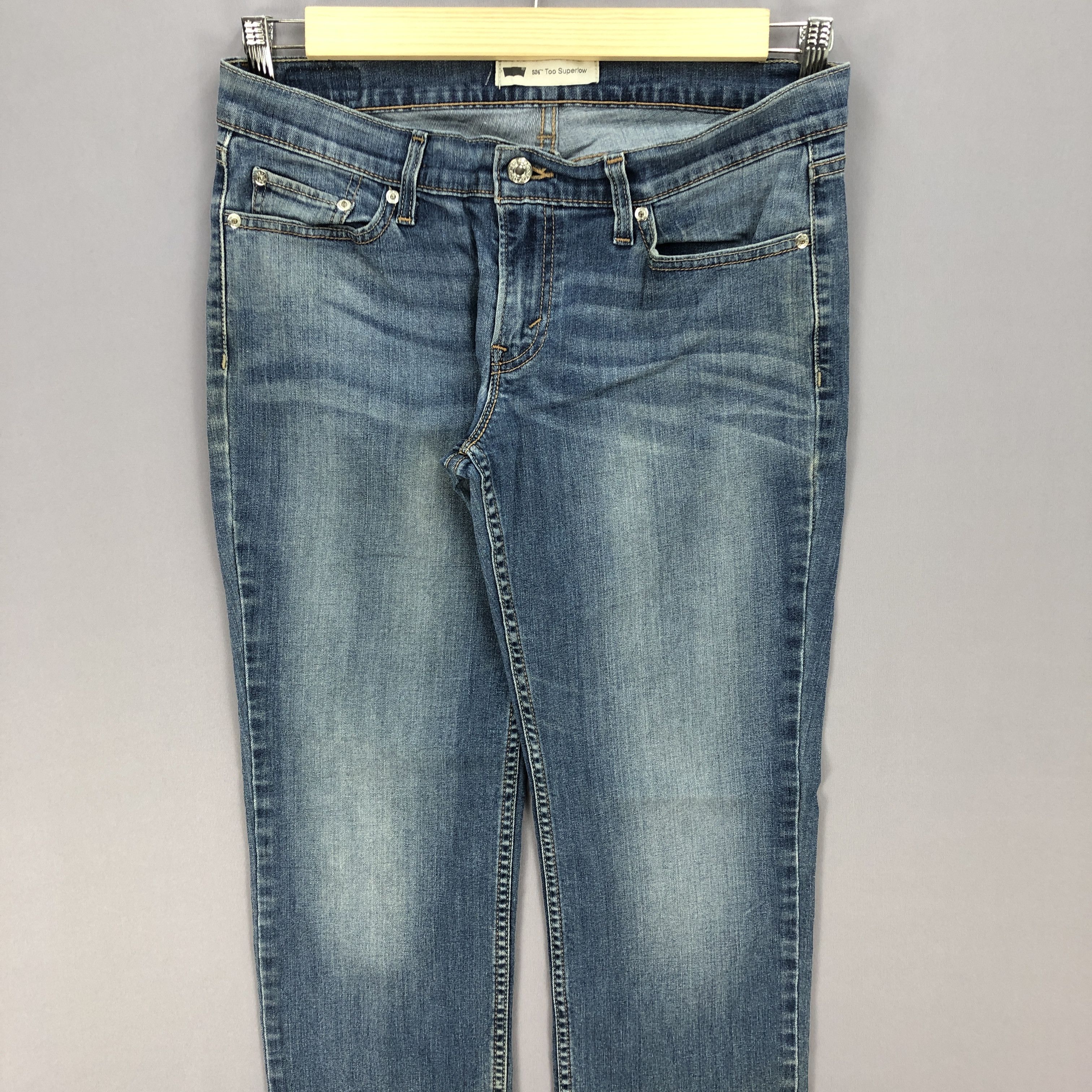 Levi's Vintage Levi's Skinny Jeans Levis Slim Tapered Denim Pants Size US 34 / EU 50 - 3 Thumbnail