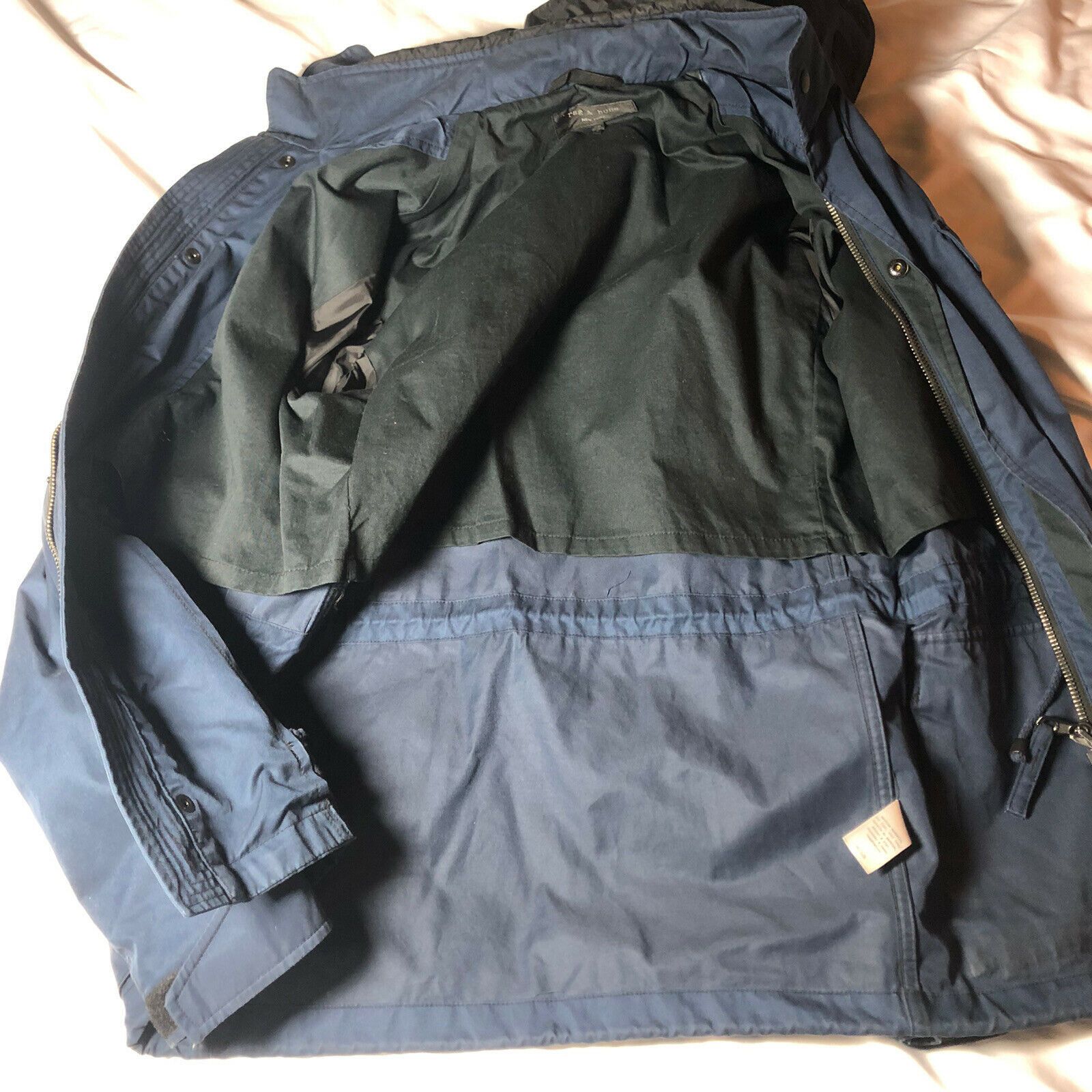 Rag & Bone Rag & Bone Double Layer Navy Blue Field Utility Parka Jacket Size US S / EU 44-46 / 1 - 7 Thumbnail
