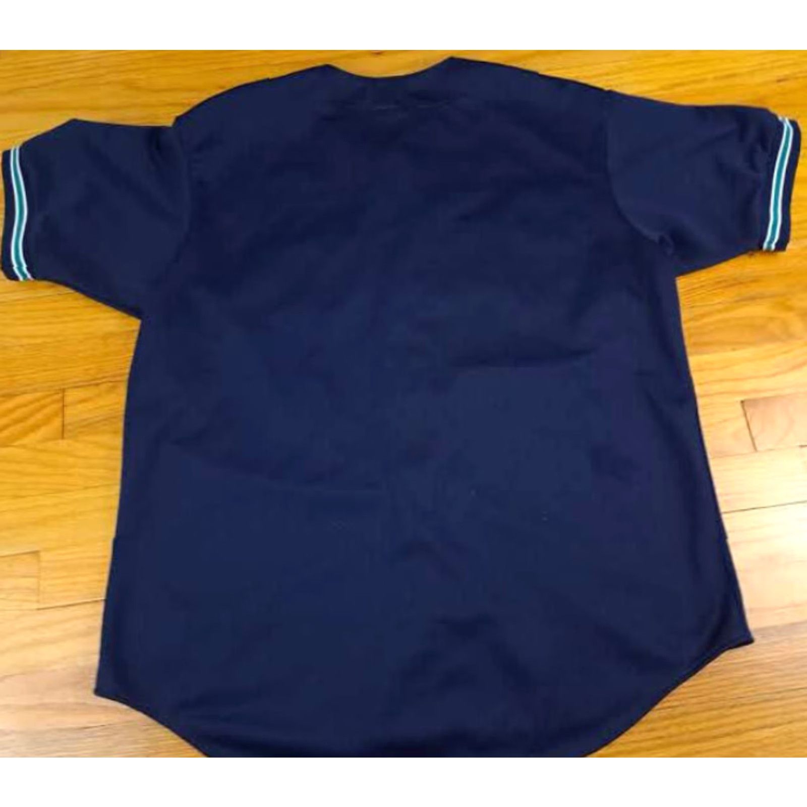 X-LARGE Majestic Seattle Mariniers Baseball Full Button XL USA Made Home Jersey Shirt Men Dark Teal Size US XL / EU 56 / 4 - 6 Thumbnail