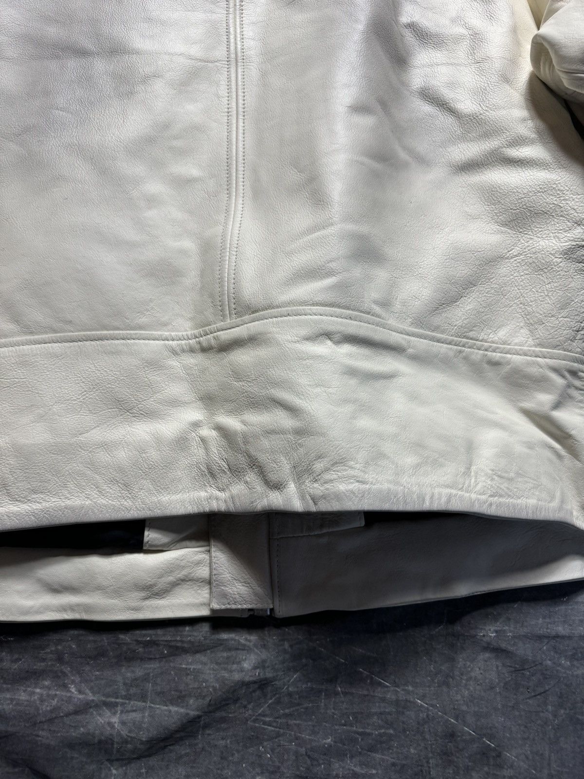 Heron Preston H2 by Heron Preston Leather Jacket in White Size US L / EU 52-54 / 3 - 10 Thumbnail