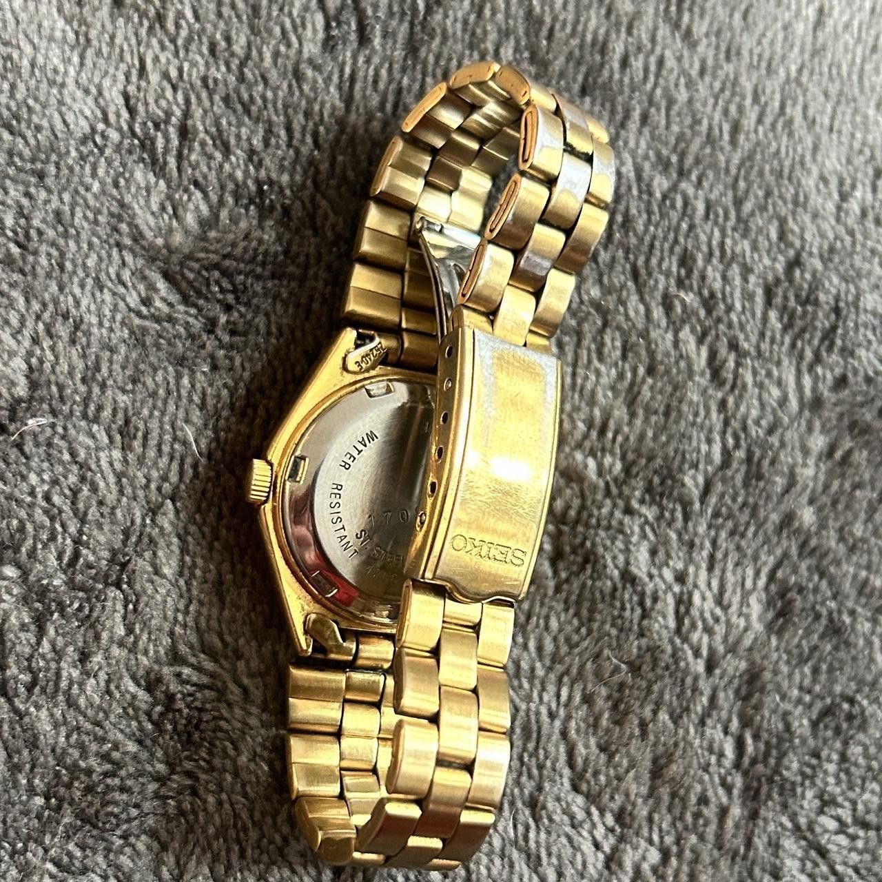 Seiko Seiko 5 Gold Tone Women's Watch Size ONE SIZE - 3 Thumbnail
