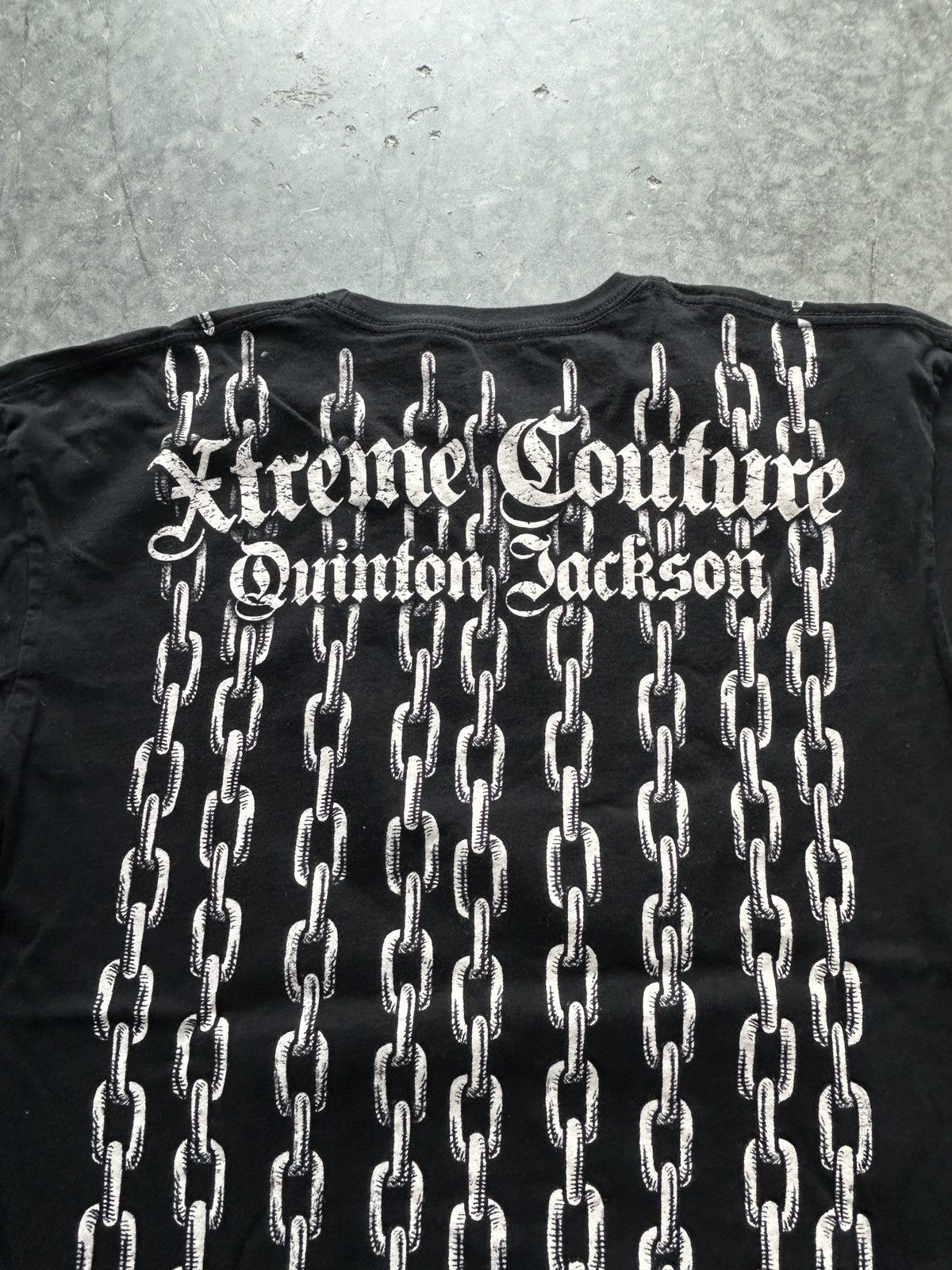 Affliction Vintage Y2K Xtreme Couture Graphic Tee Wolf Chains Size US XL / EU 56 / 4 - 6 Thumbnail