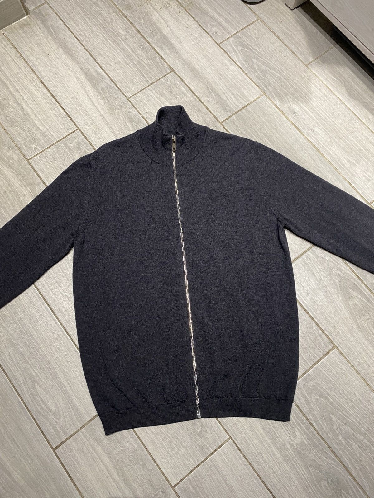 Prada Prada Prada Full Zip classic Wool Sweater Luxury Size US L / EU 52-54 / 3 - 2 Thumbnail