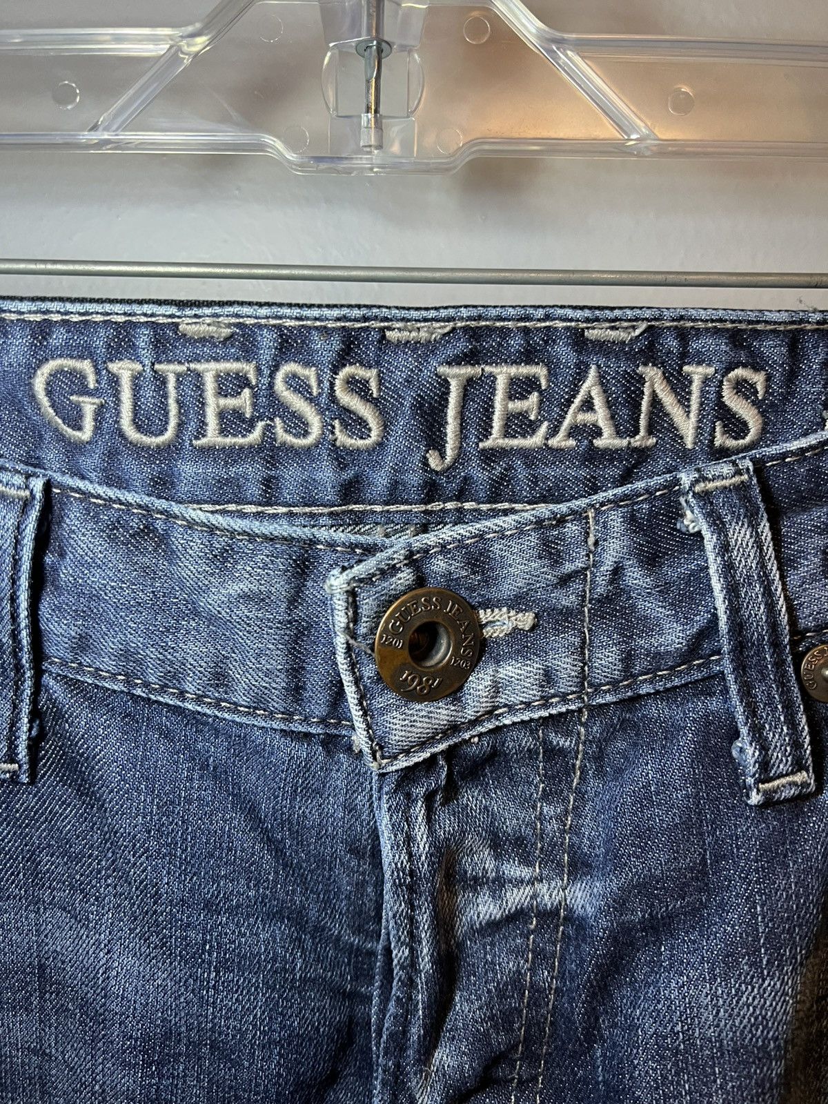 Guess Vintage Guess USA Falcon bootcut studded pocket hybrid jeans Size US 33 - 3 Thumbnail