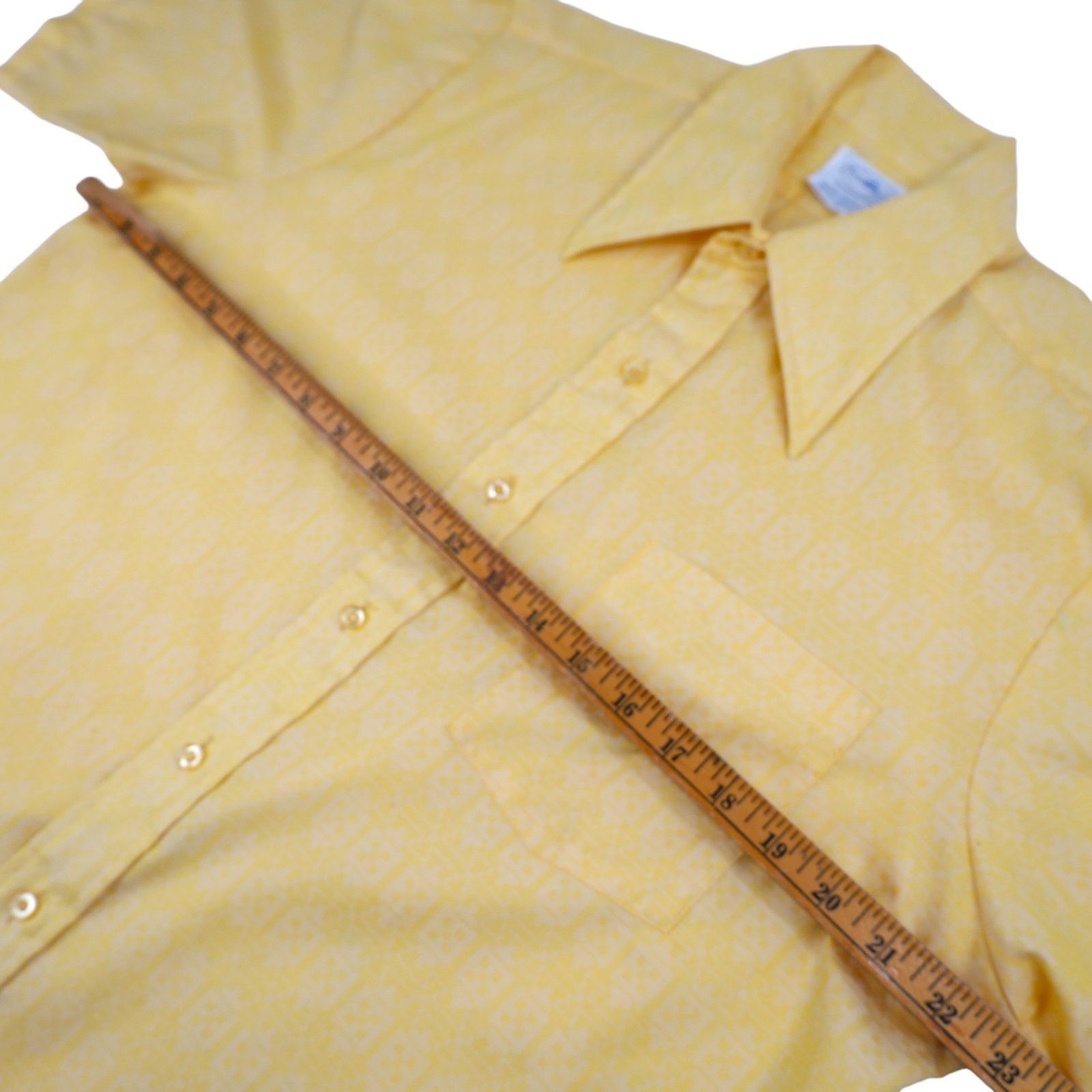 JCPenney × Towncraft × Vintage VTG 70s Pennys Towncraft Polyester Design Button Up Shirt Size US L / EU 52-54 / 3 - 8 Thumbnail