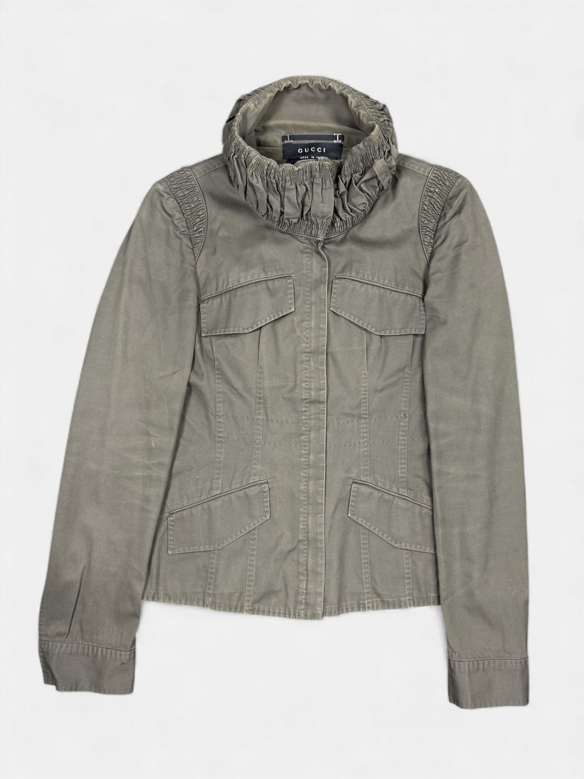 Gucci Gucci - SS03 Military Jacket Size M / US 6-8 / IT 42-44 - 1 Thumbnail