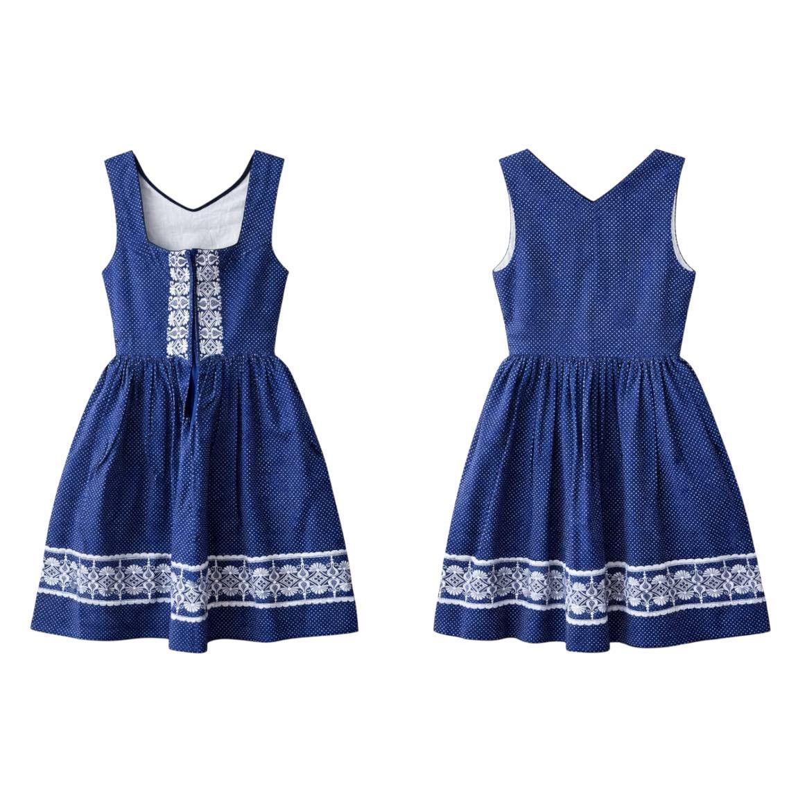 Vintage 1960/70 RARE ORIGINAL WURZER DIRNDL AUSTRIA HOLIDAY DRESS 36 Size S / US 4 / IT 40 - 2 Thumbnail