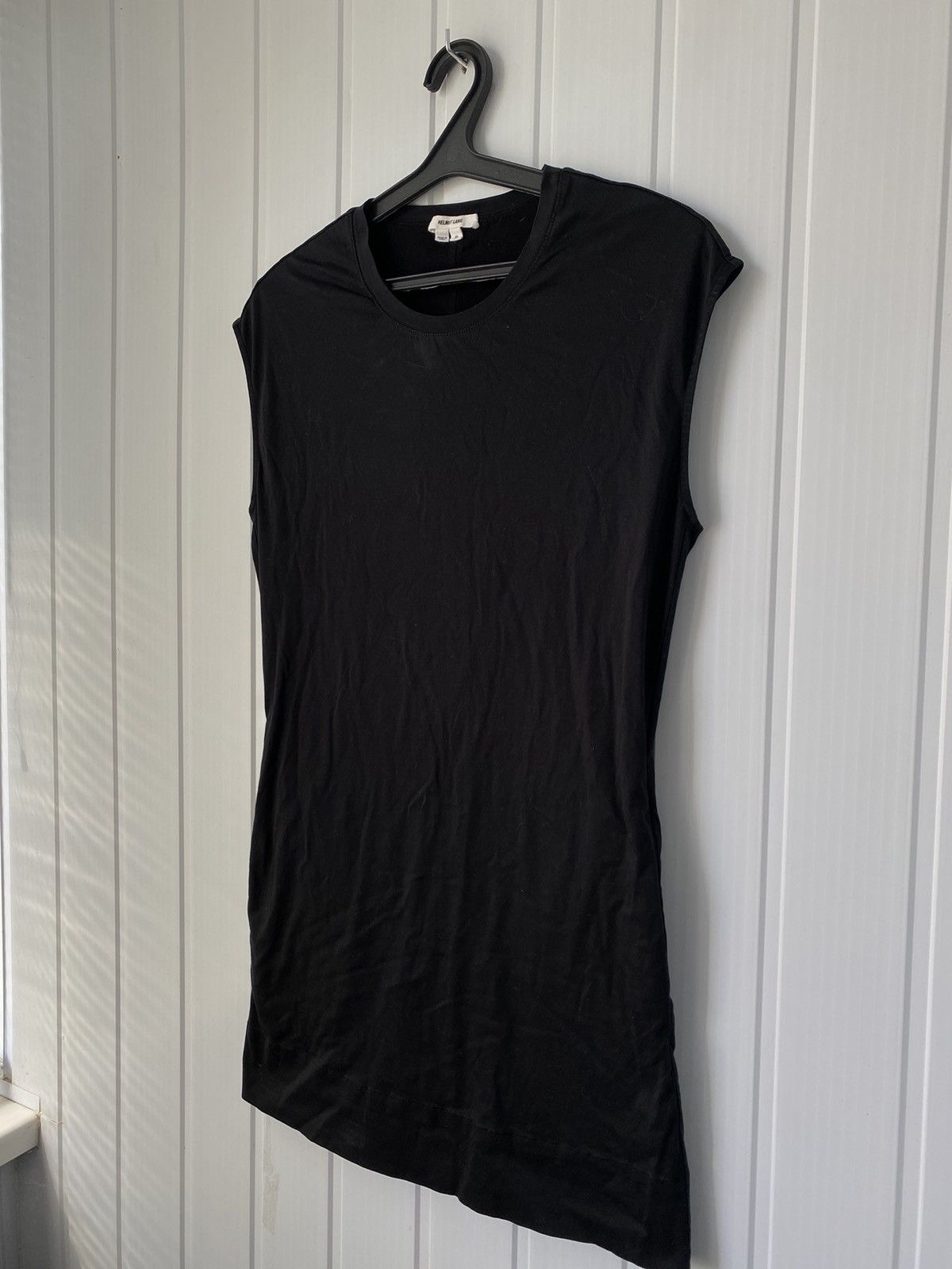 Helmut Lang Helmut Lang Black Quell Jersey T-Shirt Mini Dress Size M / US 6-8 / IT 42-44 - 2 Thumbnail