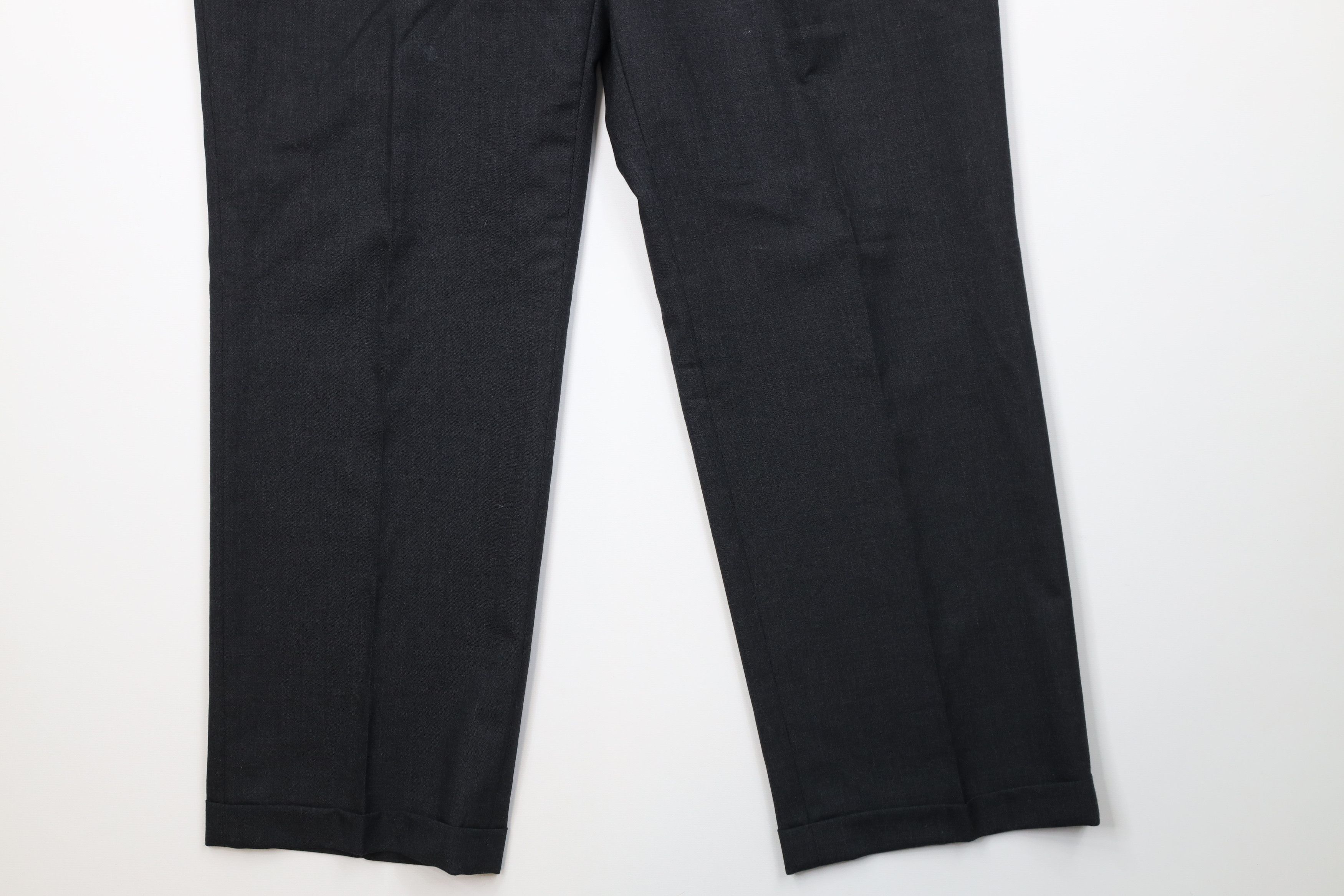 Vintage Vintage 90s Streetwear Wide Leg Chino Pants Charcoal Gray Size US 38 / EU 54 - 4 Thumbnail