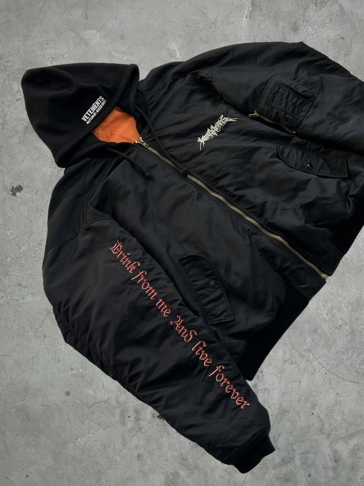 Vetements Vetements TFD Homme Bomber Jacket Size US L / EU 52-54 / 3 - 5 Thumbnail