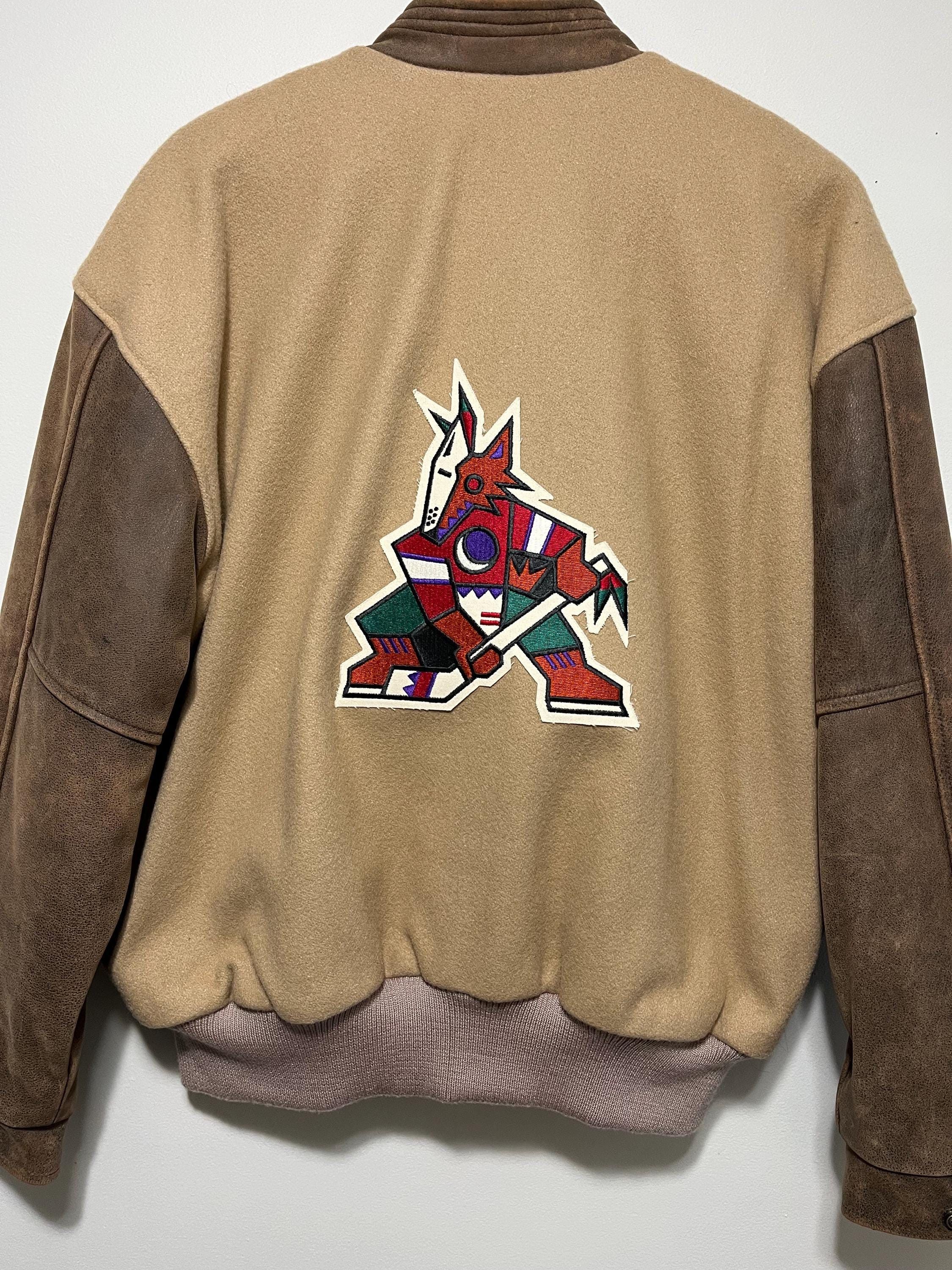 Vintage Vintage Phoenix Coyotes NHL Varsity Jacket Size US L / EU 52-54 / 3 - 5 Thumbnail