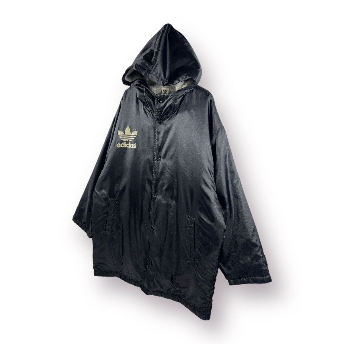 Adidas 🔥 Vtg 90's Adidas Trefoil sportwear long jacket big logo Size US L / EU 52-54 / 3 - 3 Thumbnail