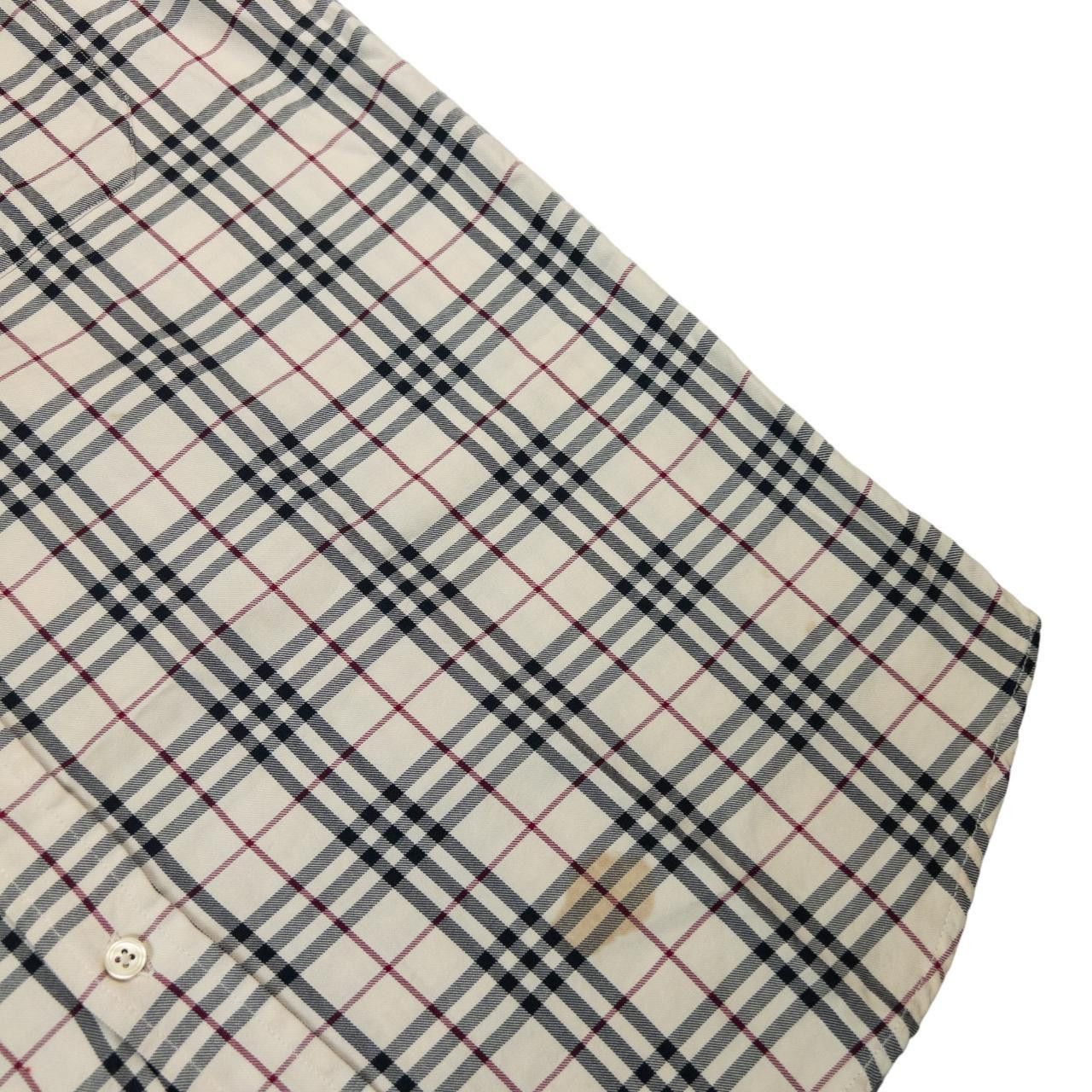 Burberry Vintage Burberry Check Button Up Short Sleeve Shirt Size M Size US M / EU 48-50 / 2 - 5 Thumbnail