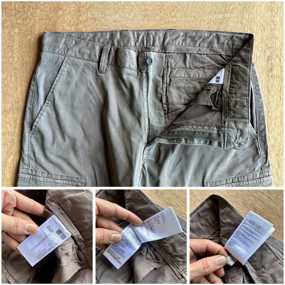 Uniqlo W33 L33 🔥 UNIQLO JAPANESE BRAND UTILITY CARGO PANTS Size US 33 - 14 Thumbnail
