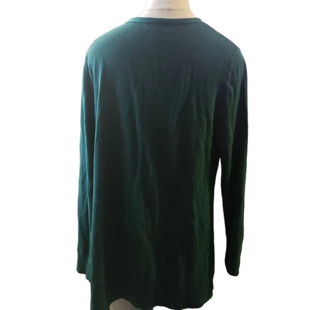 Designer C1300a Amazon Basics Ladies Open Green Cardigan Size L / US 10 / IT 46 - 2 Thumbnail