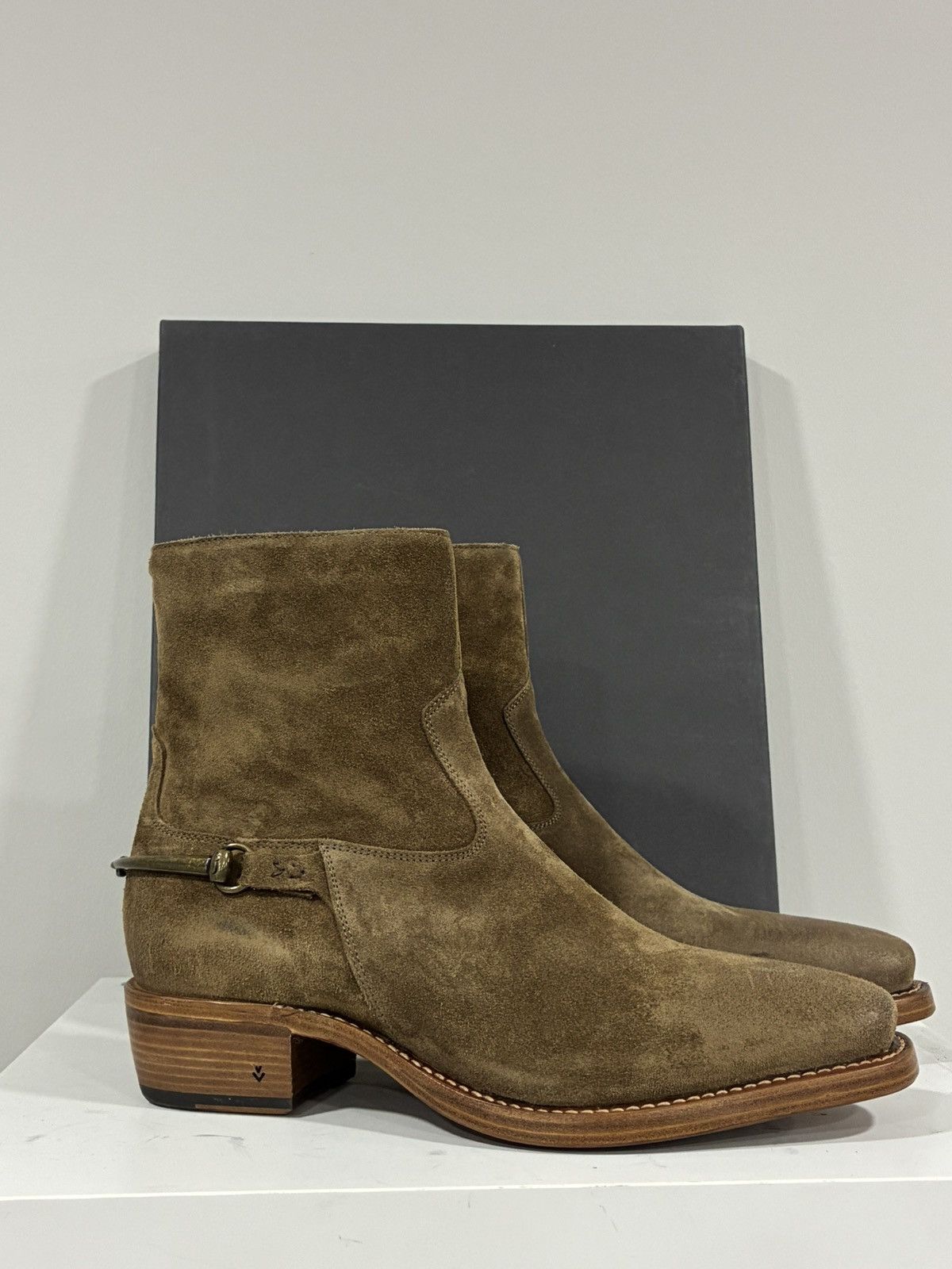 John Varvatos Walker Bit Boot Size 9.5 EU 42.5 Size US 9.5 / EU 42-43 - 6 Thumbnail