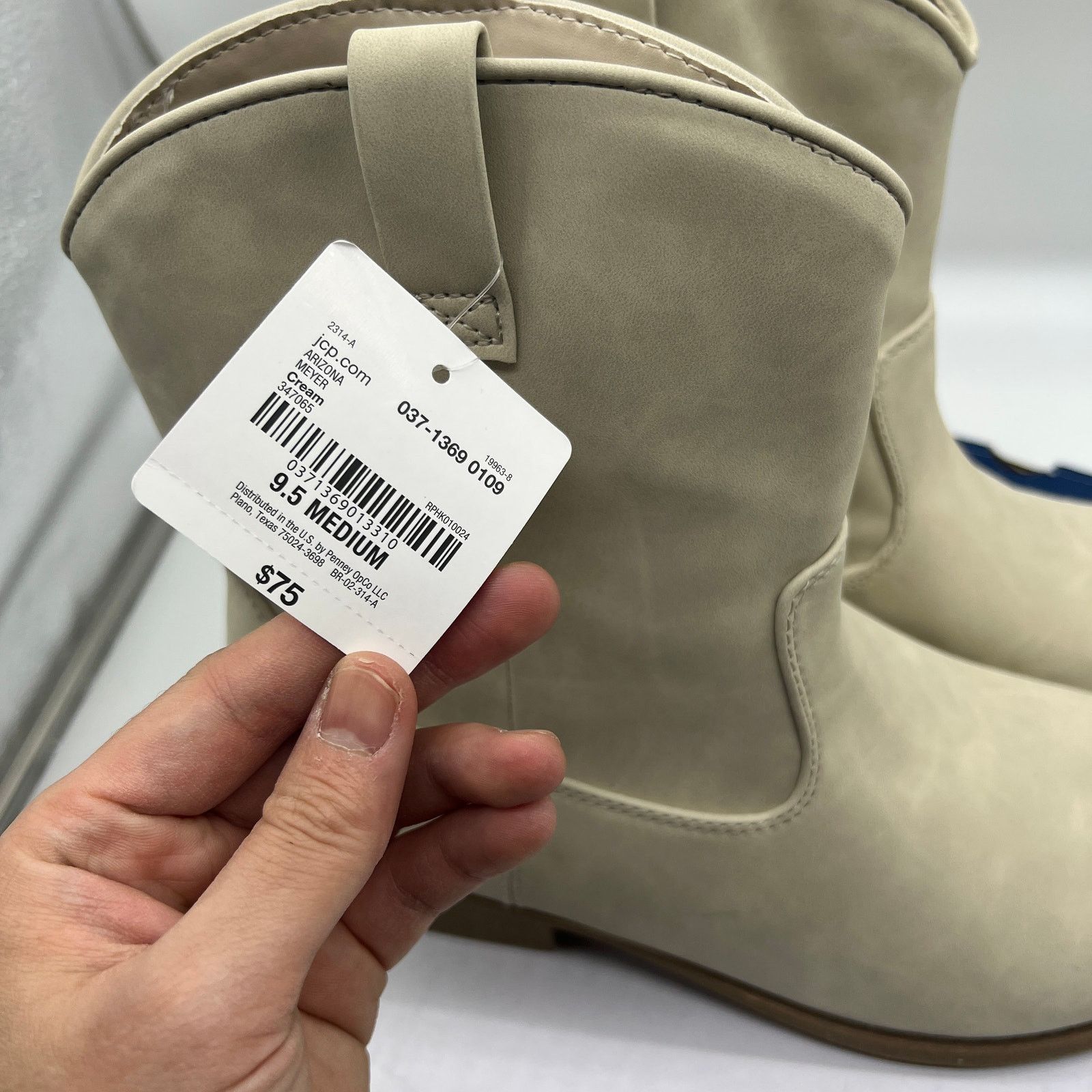 Other Arizona Jean Co Womens Western Heel Bootie Size US 9.5 / IT 39.5 - 8 Thumbnail