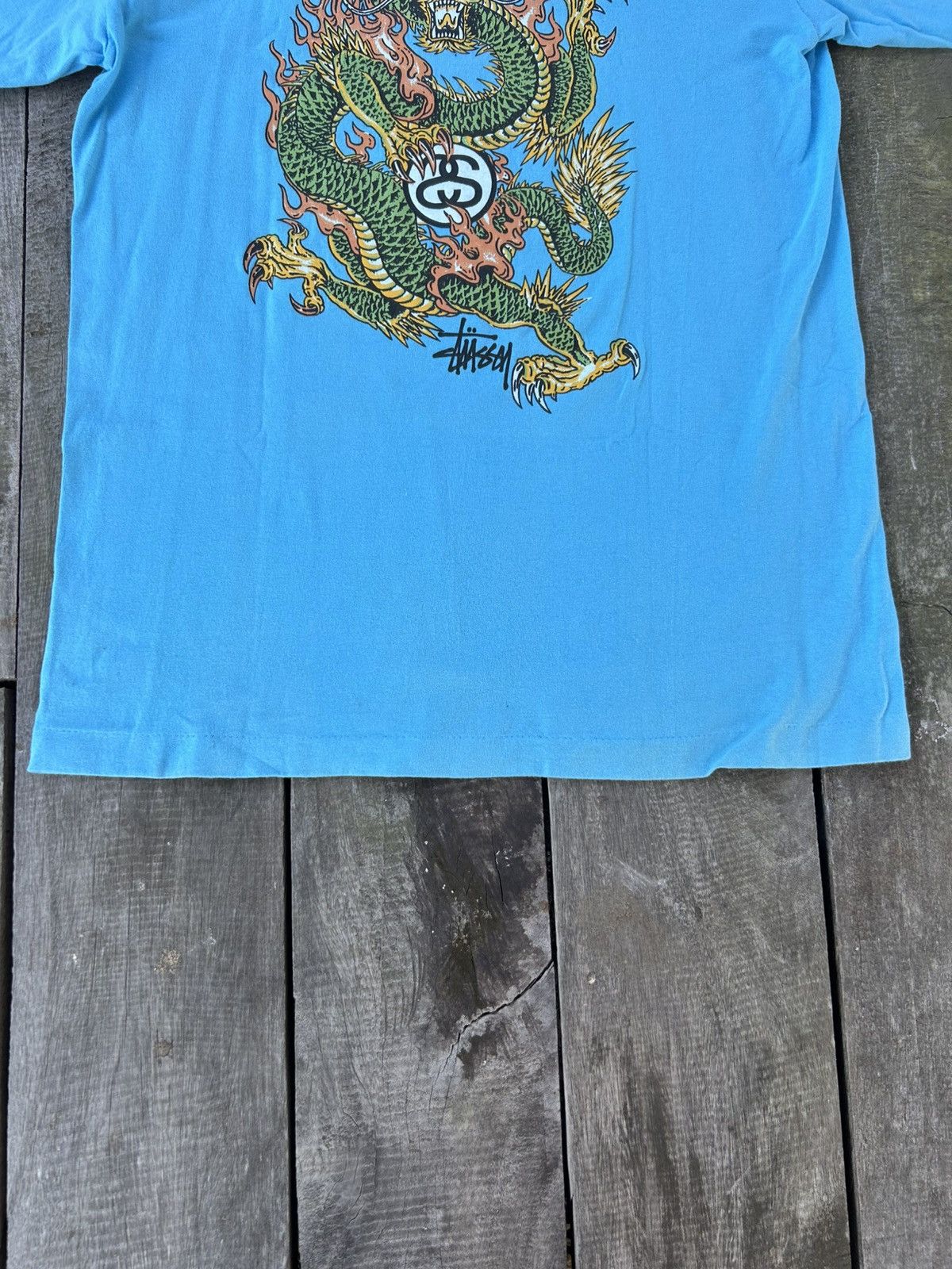 Stussy VINTAGE RARE 90s STUSSY DRAGON NICE GRAPICH Size US M / EU 48-50 / 2 - 9 Thumbnail