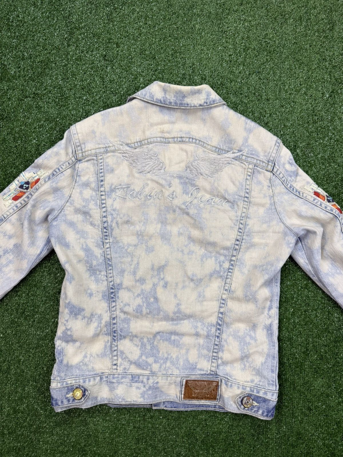 Robins Jeans Men’s size small robins Jean Jean jacket blue acid wash Size US S / EU 44-46 / 1 - 9 Thumbnail