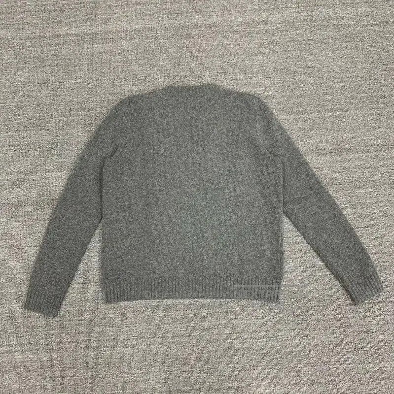 Miu Miu Miu Miu Gray Cotton Pullover Sweater with Alice Print . Size M / US 6-8 / IT 42-44 - 2 Thumbnail