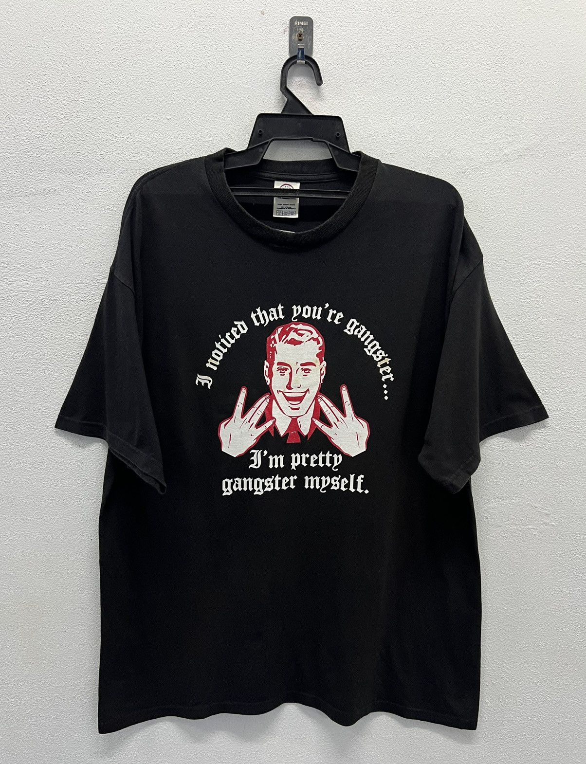 Delta × Vintage Vintage Westside Gangster Funny Humor Cartoon 2007 T-Shirt Size US XL / EU 56 / 4 - 1 Thumbnail