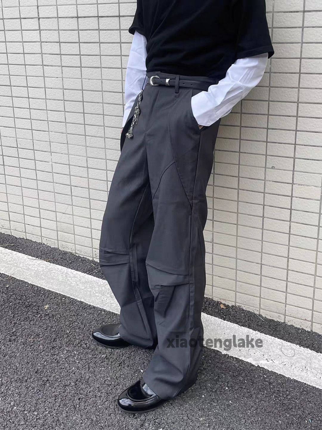 Designer × Japanese Brand × Vintage utility skate hiphop yuppie bootcut patchwork pants Size US 32 / EU 48 - 1 Thumbnail