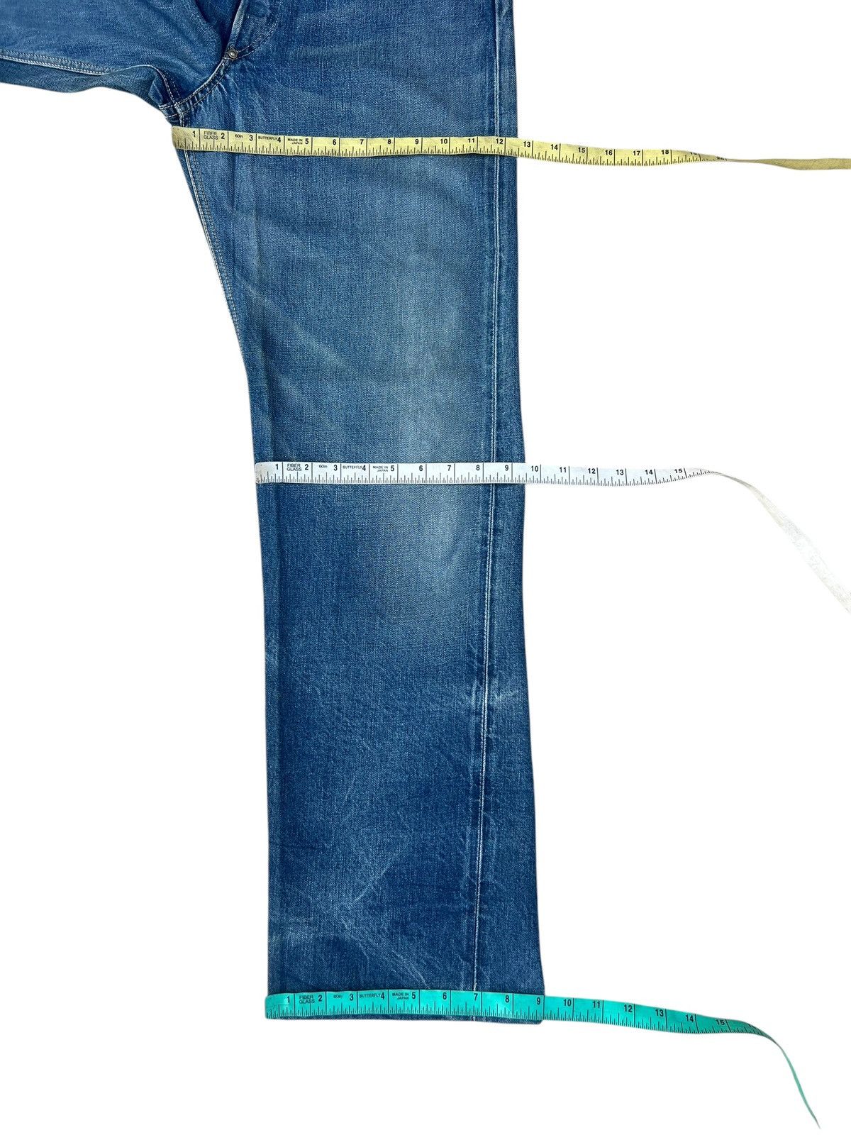 Lee Vintage 90s Lee Union Made Denim Lot 2101 WW2 Selvedge Jeans Size US 32 / EU 48 - 5 Thumbnail