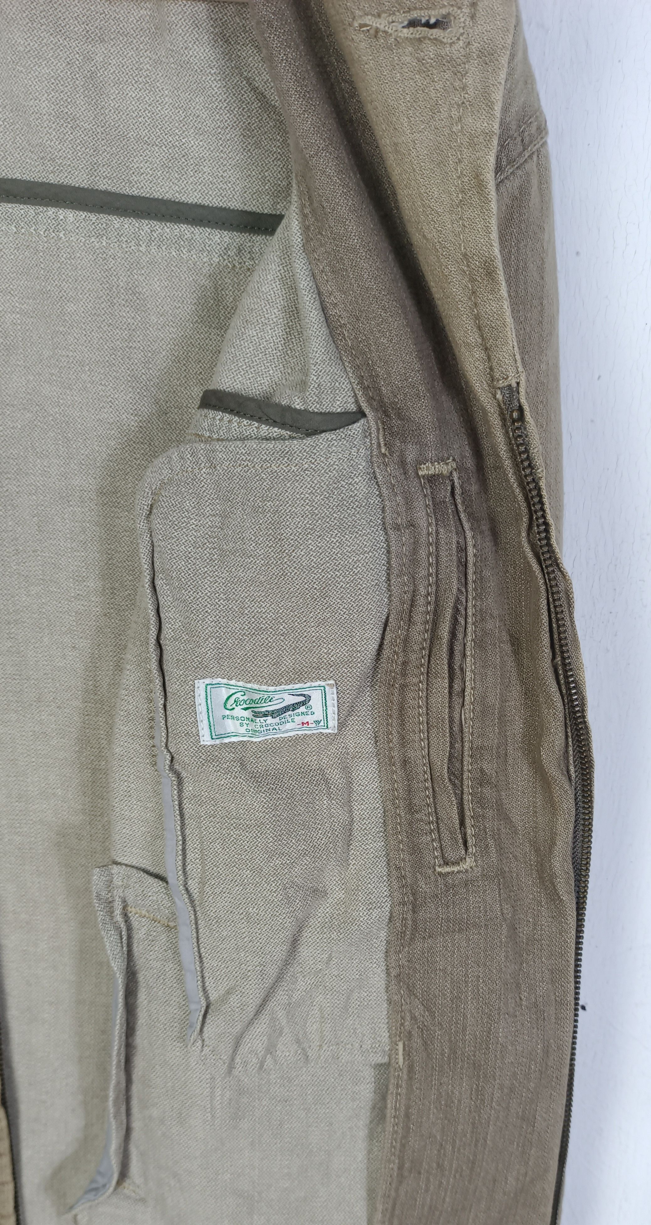 Japanese Brand Crocodile Men Denim Zipper Jacket Size US M / EU 48-50 / 2 - 10 Thumbnail