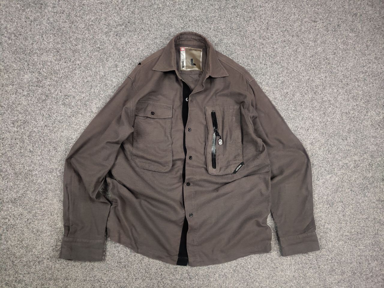 Ecko Unltd. Vintage Ecko Unltd y2k flannel overshirt pocket military Size US L / EU 52-54 / 3 - 8 Thumbnail