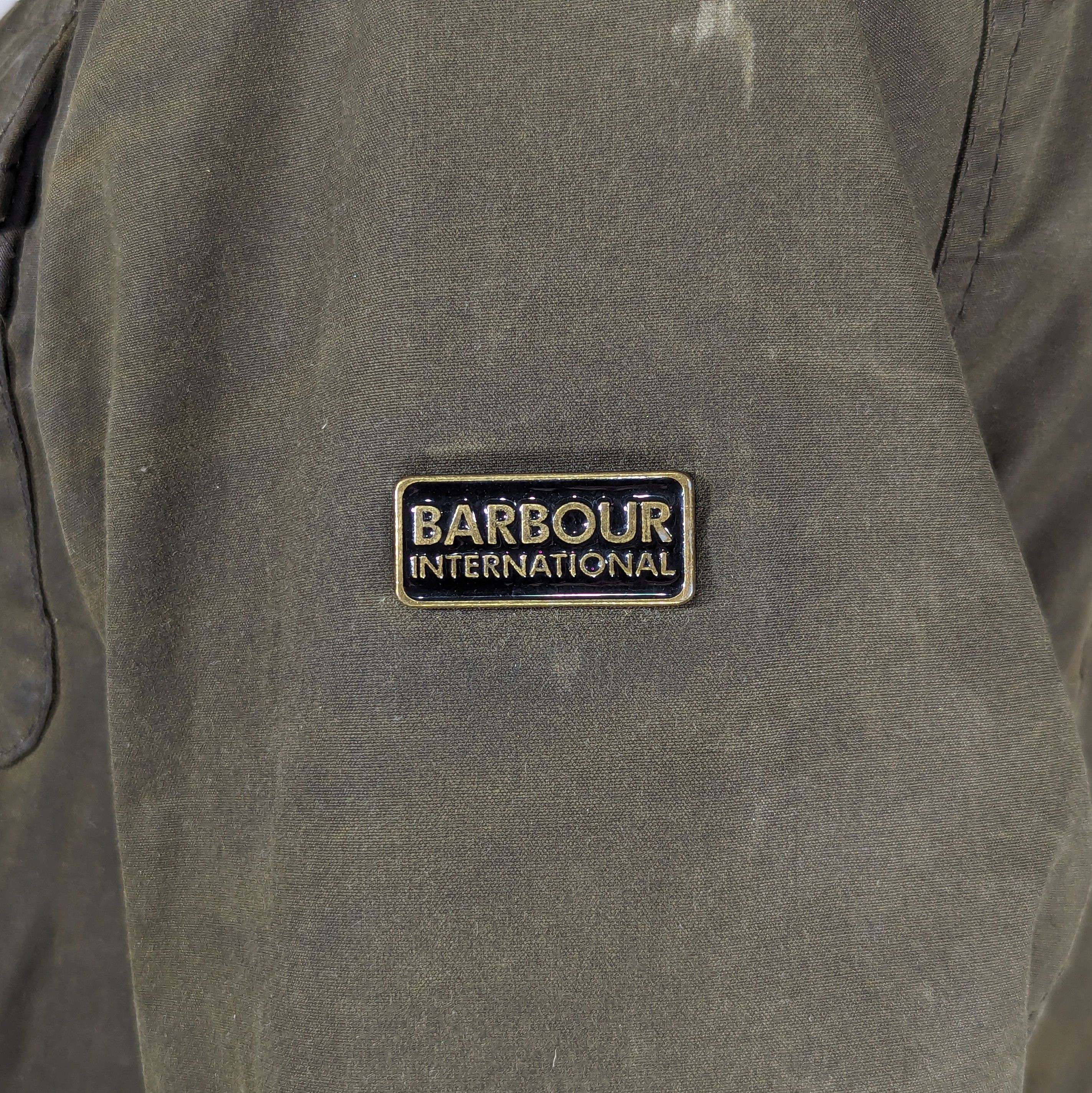 Barbour Barbour International SMU Weyhill Wax Jacket Waxed Cotton Size M / US 6-8 / IT 42-44 - 11 Thumbnail