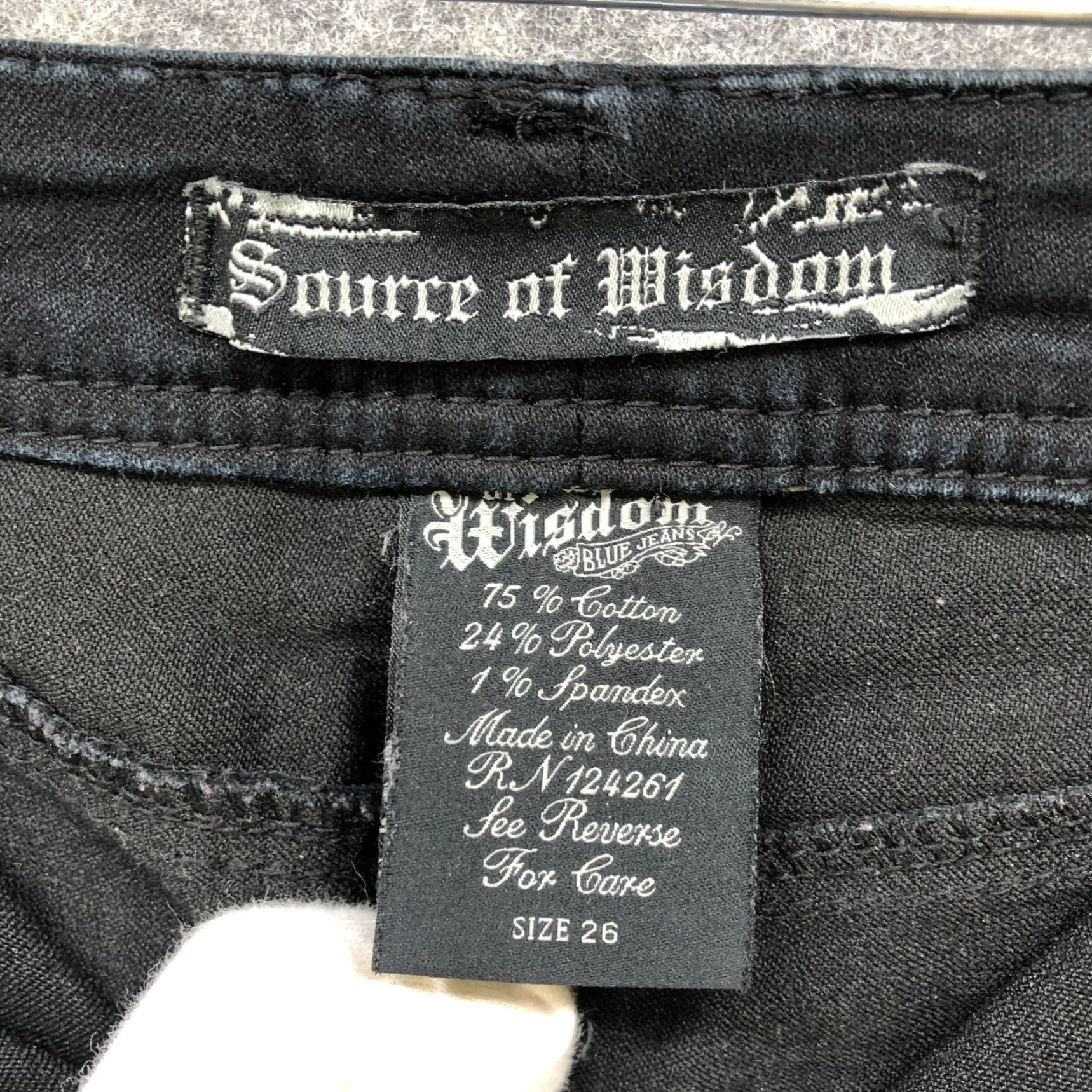 Vintage Source Of Wisdom Womens Skirt Mini Plus Size 26 Stretch Black Cotton Spandex Short Casual 26 Womens Size 26" / US 2 / IT 38 - 7 Thumbnail