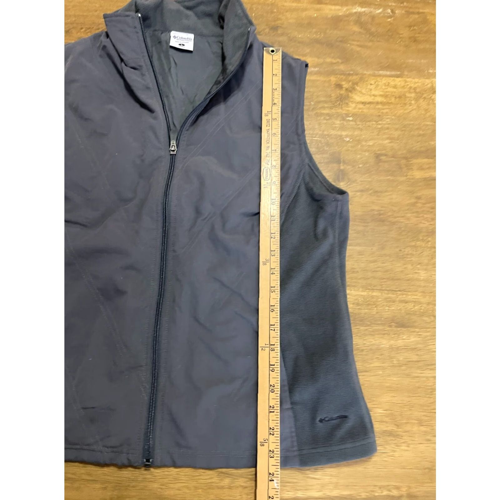 Vintage Columbia Vest Women's Size Large Gray Zip Up Sleeveless Jacket Size L / US 10 / IT 46 - 7 Thumbnail