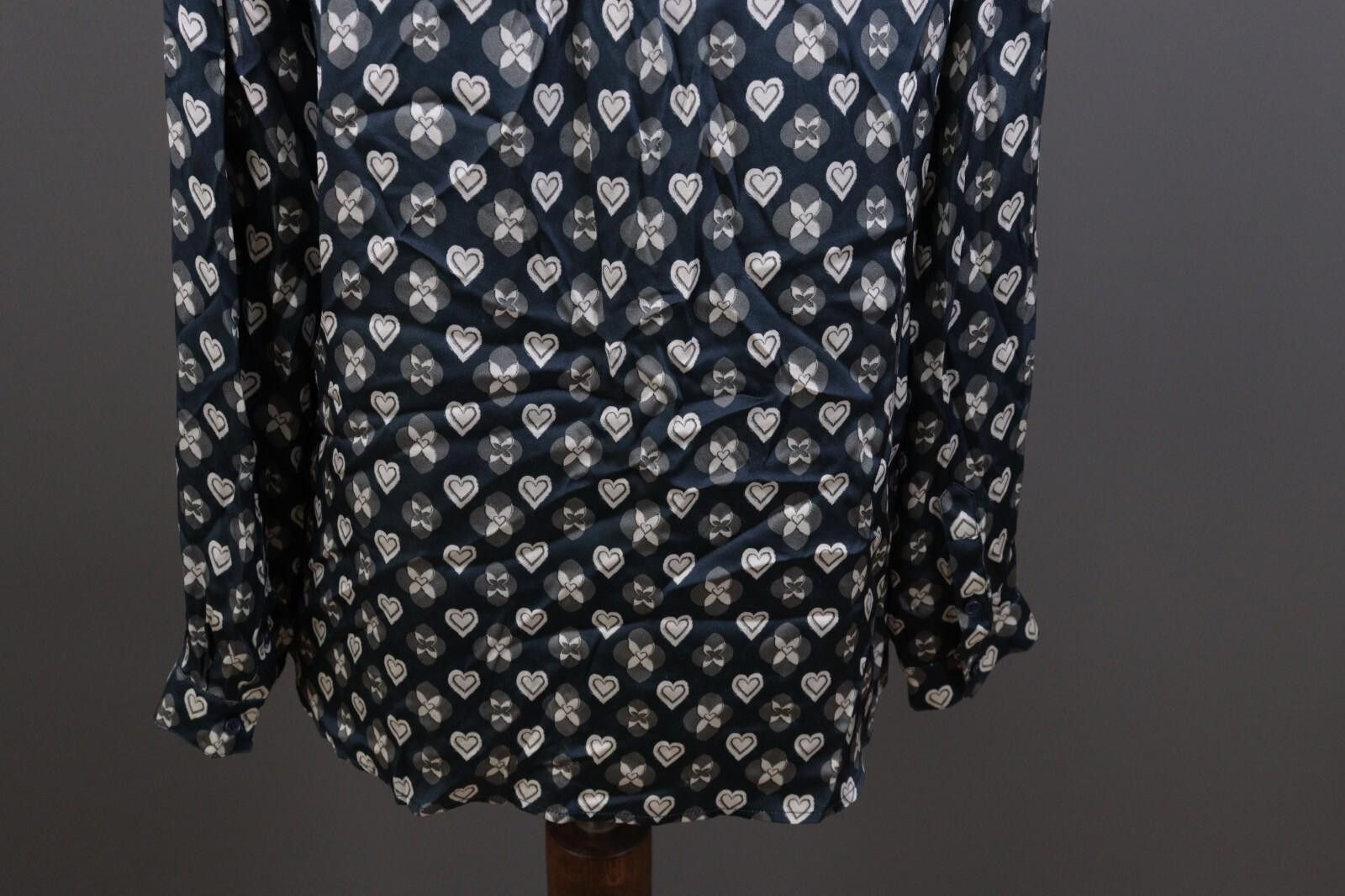 Designer Princess Goes Hollywood Gray Button Dwon Silk Shirt Sz 42 Size M / US 6-8 / IT 42-44 - 12 Thumbnail
