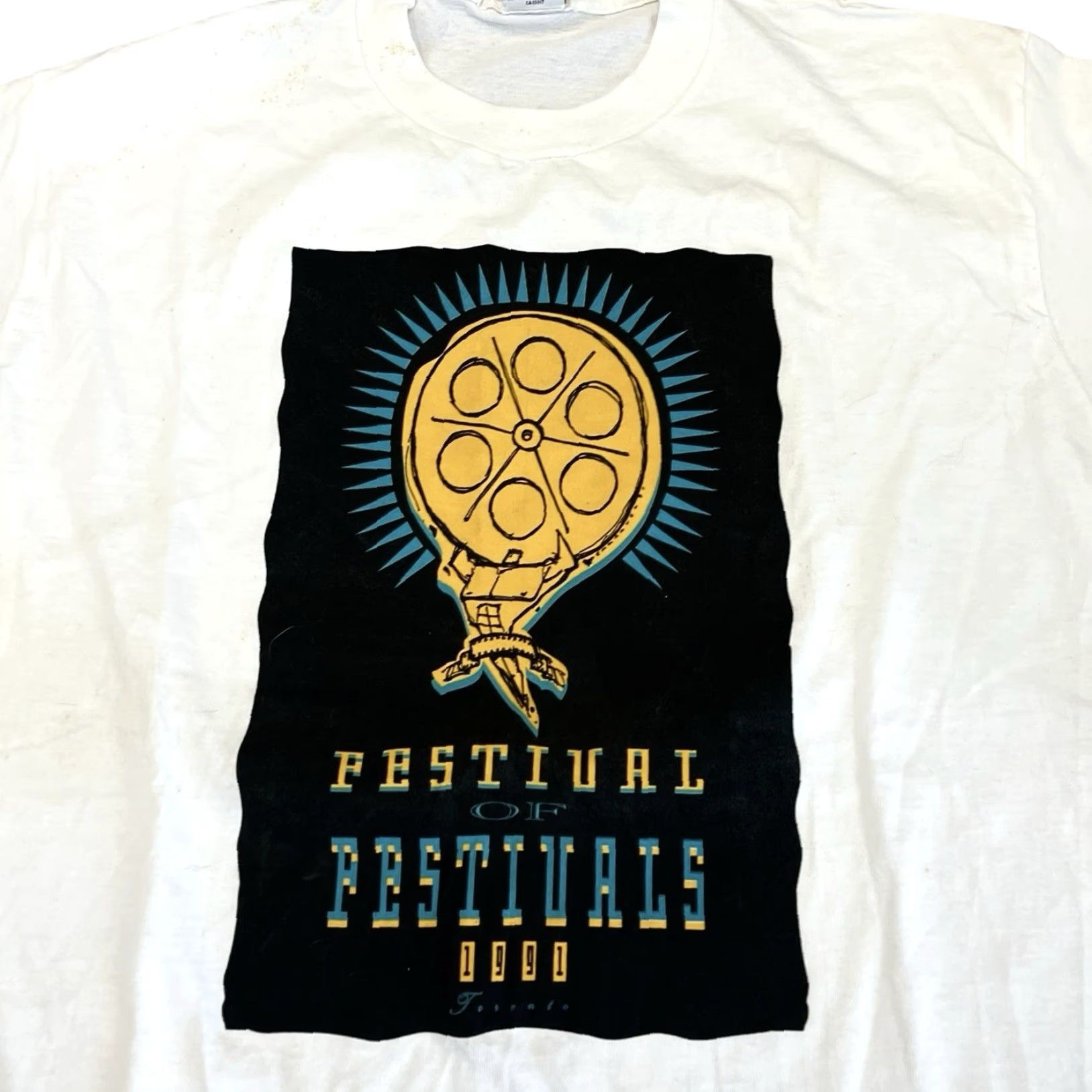 VINTAGE TIFF 1991 Toronto International Film Festival T-shirt 