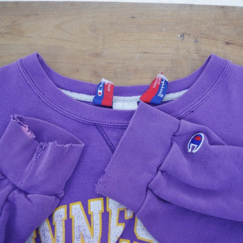 Champion 90's Distressed Minnesota Vikings Champion Sweatshirt XL Size US XL / EU 56 / 4 - 6 Thumbnail