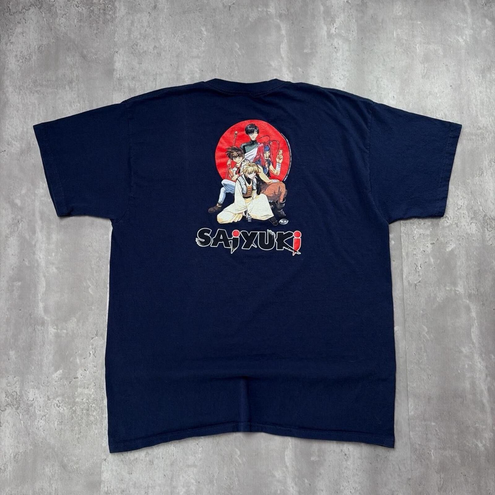 Other Vintage 2000 Saiyuki Kazuya Minekura Anime Promo T-Shirt Size US XL / EU 56 / 4 - 1 Thumbnail