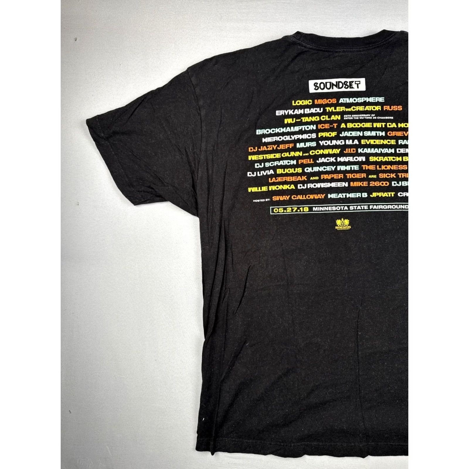 Vintage Rhymesayers Soundset 2018 Hip Hop Festival Rap T Shirt XL Mens Size US XL / EU 56 / 4 - 7 Thumbnail