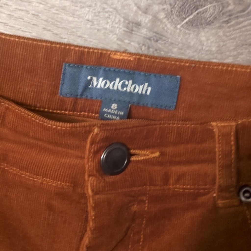 Other Modcloth teaching ease skinny corduroy pants size 8 Size 30" / US 8 / IT 44 - 3 Thumbnail