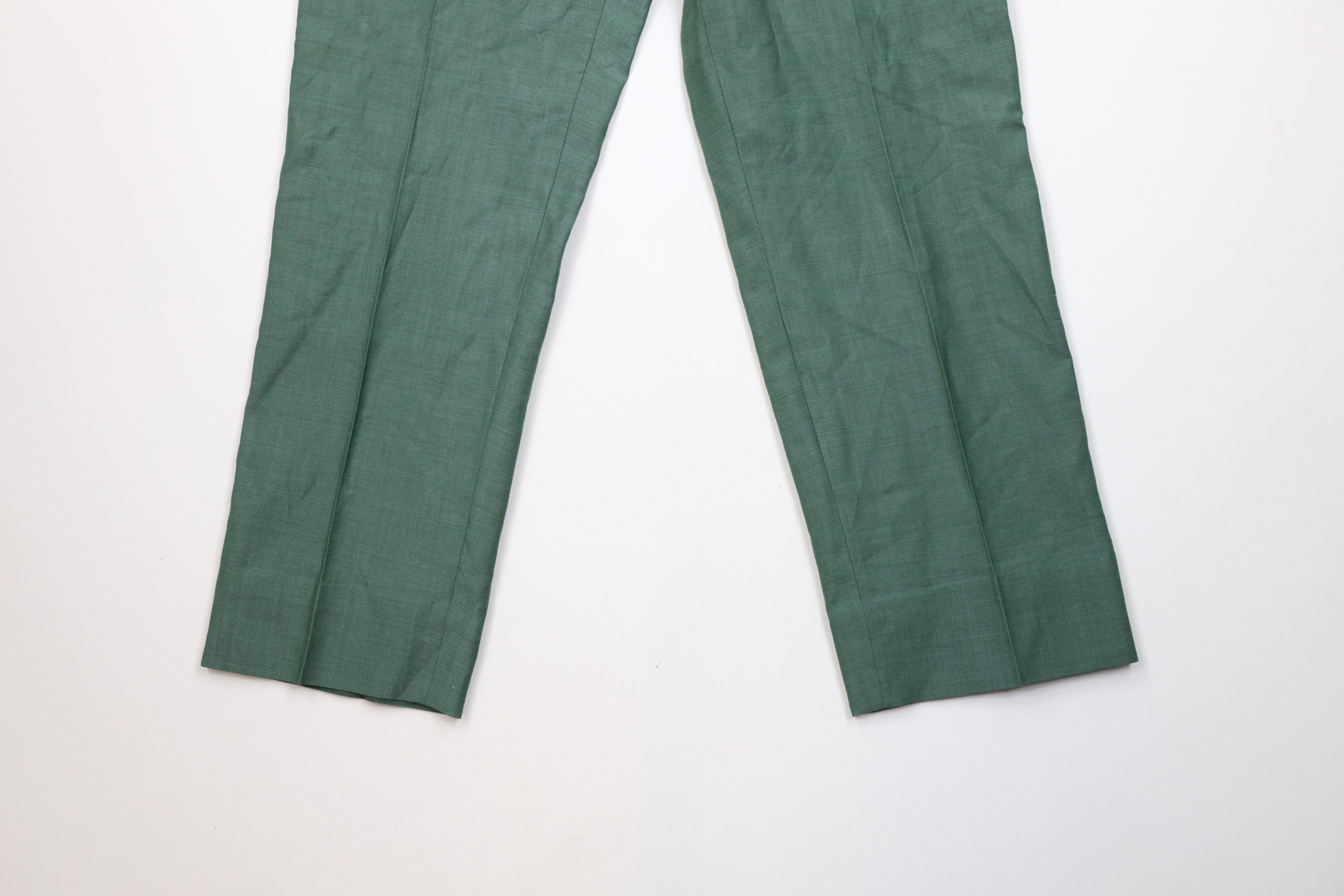 Vintage Vintage 50s 60s Streetwear Chambray Wool Chino Pants USA Size US 30 / EU 46 - 4 Thumbnail